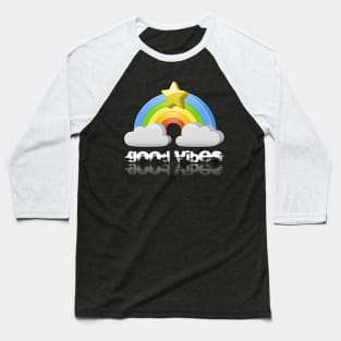 Good Vibes Rainbow Baseball T-Shirt